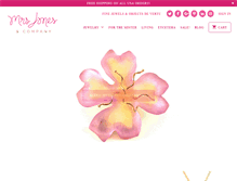 Tablet Screenshot of mrsjonesandco.com